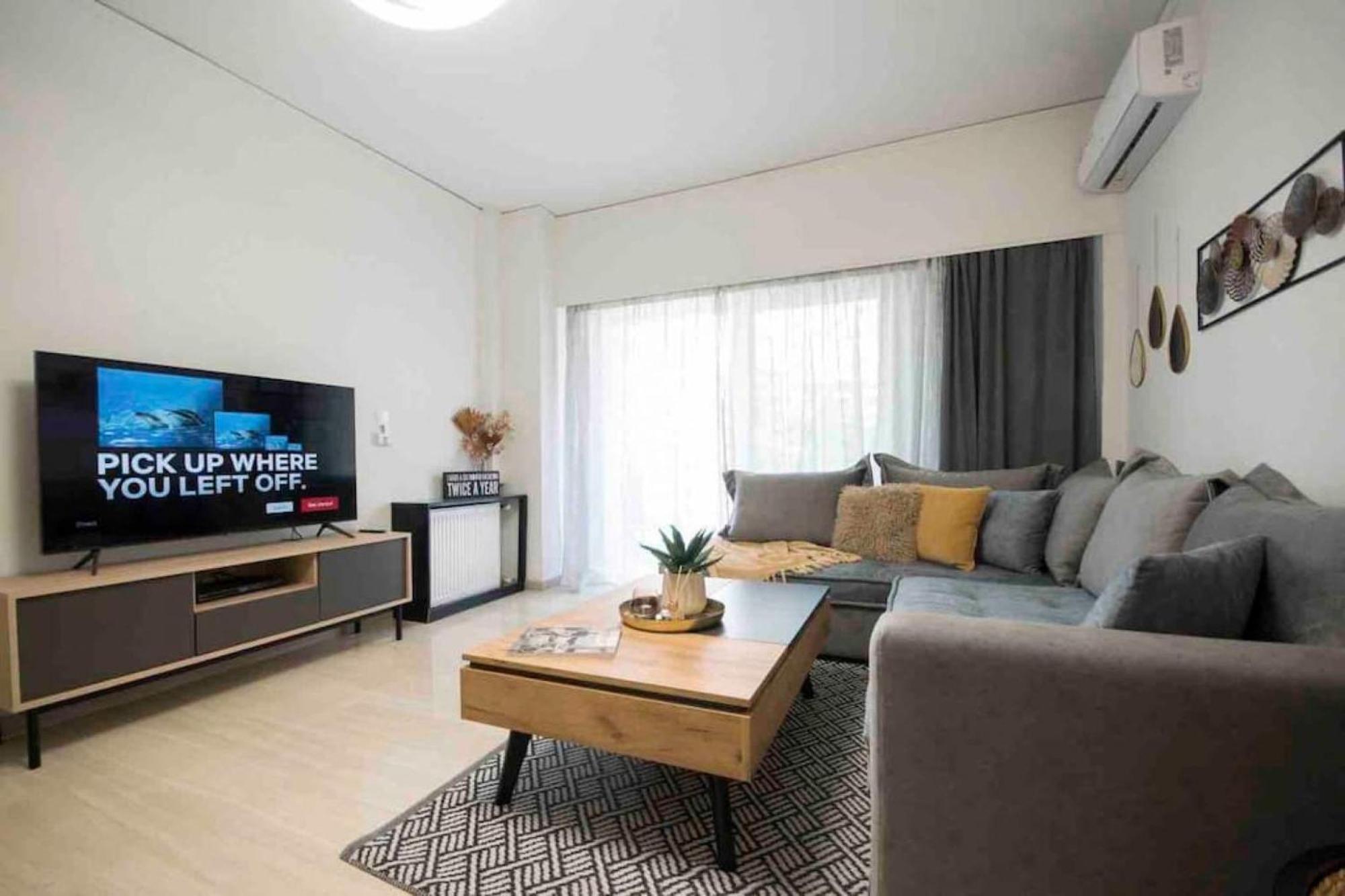 Alkuoni Lux Flat At Pfaliro Athen Eksteriør billede